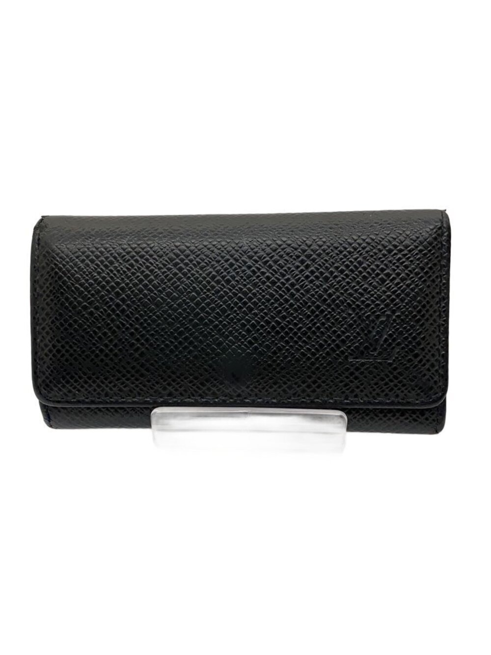 LOUIS VUITTON Multicles Taiga Leather Black